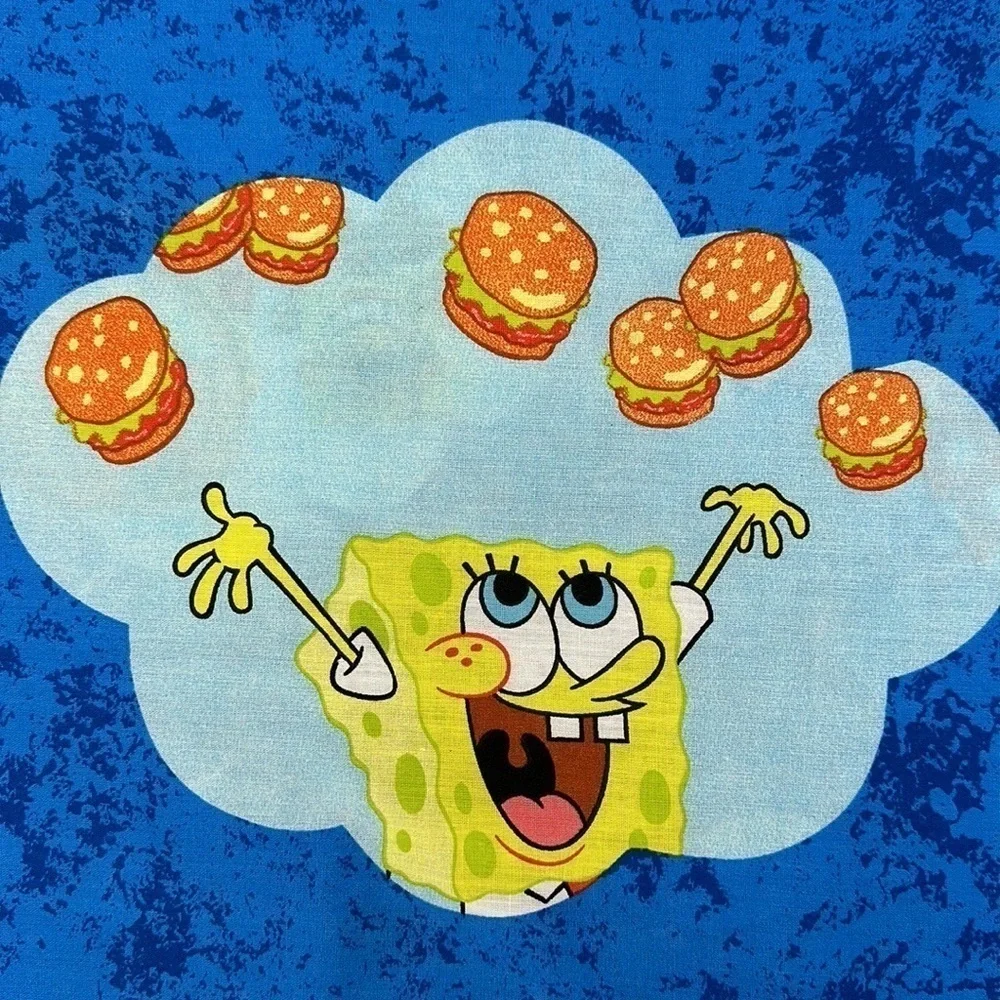 Nickelodeon SpongeBob SquarePants 2004 Viacom Intl Full Sheet Flat‎ Only